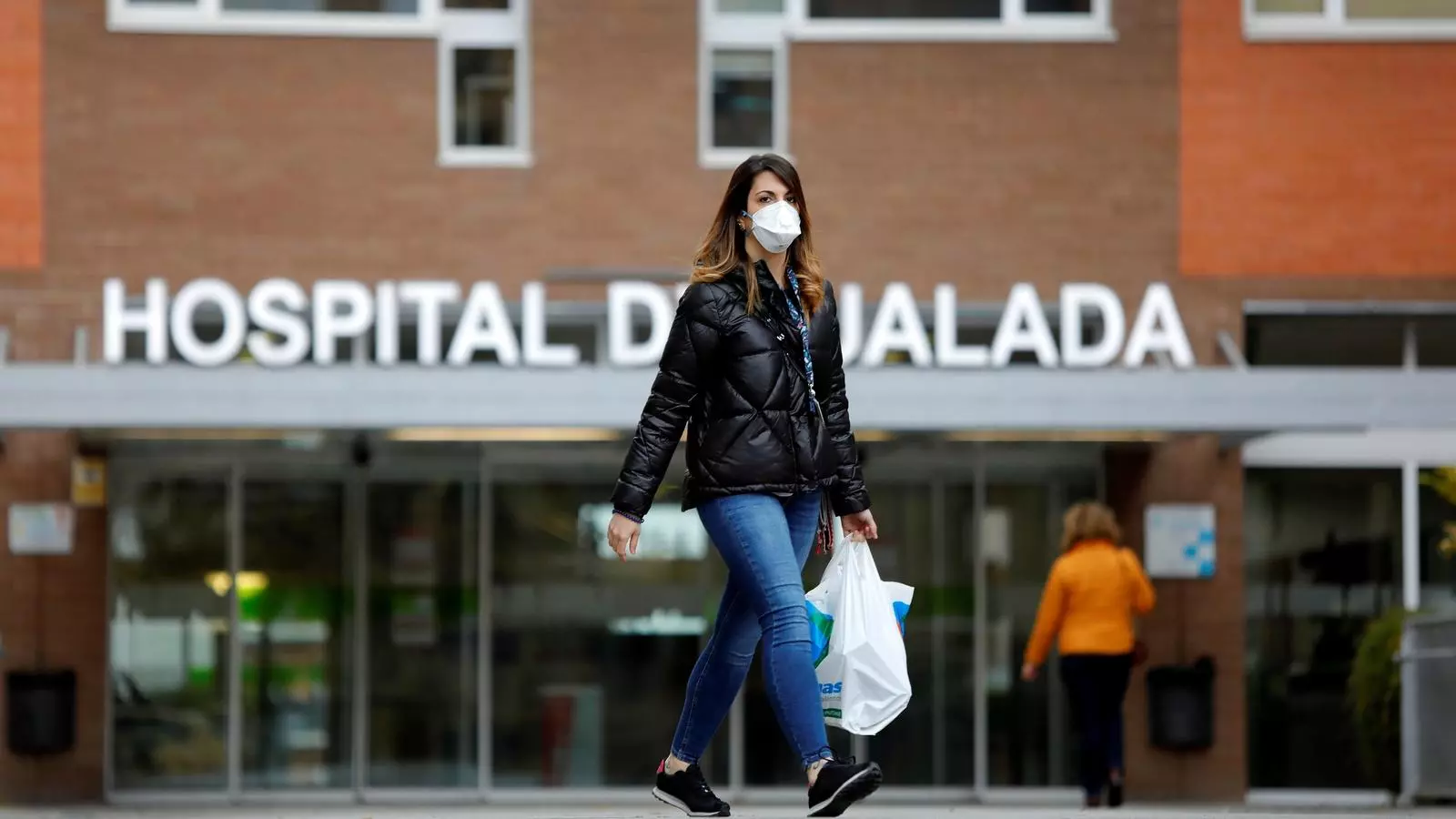 Entrada principal de l'Hospital d'Igualada