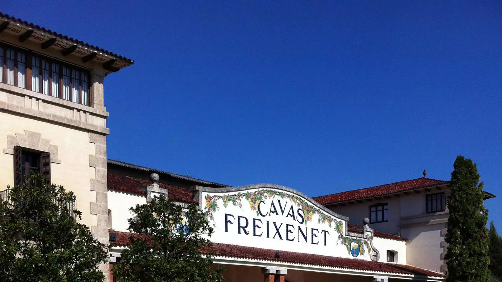 Una imatge de les caves Freixenet a Sant Sadurní d'Anoia, que tenen un celler amb capacitat per 32 milions de litres.