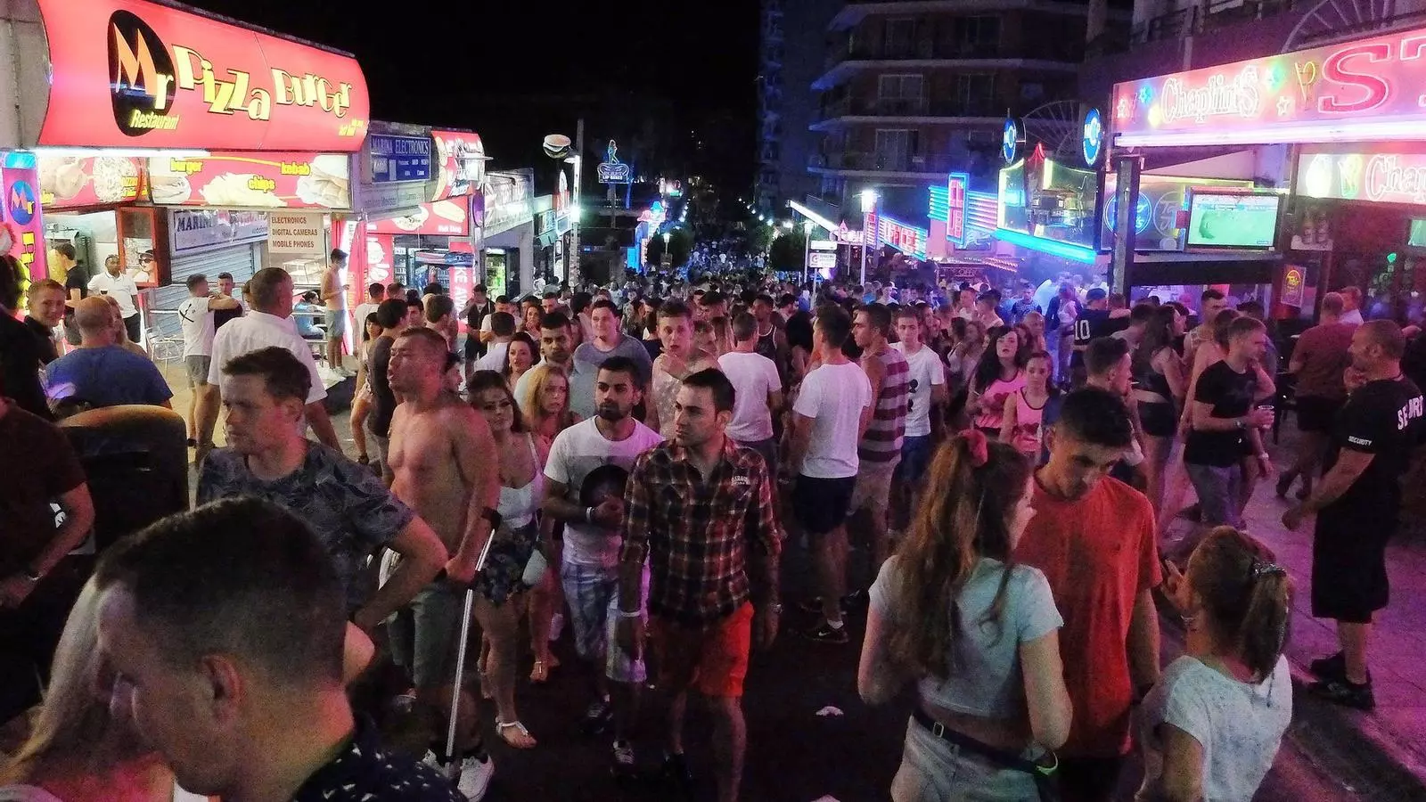 Anglesos a Magaluf