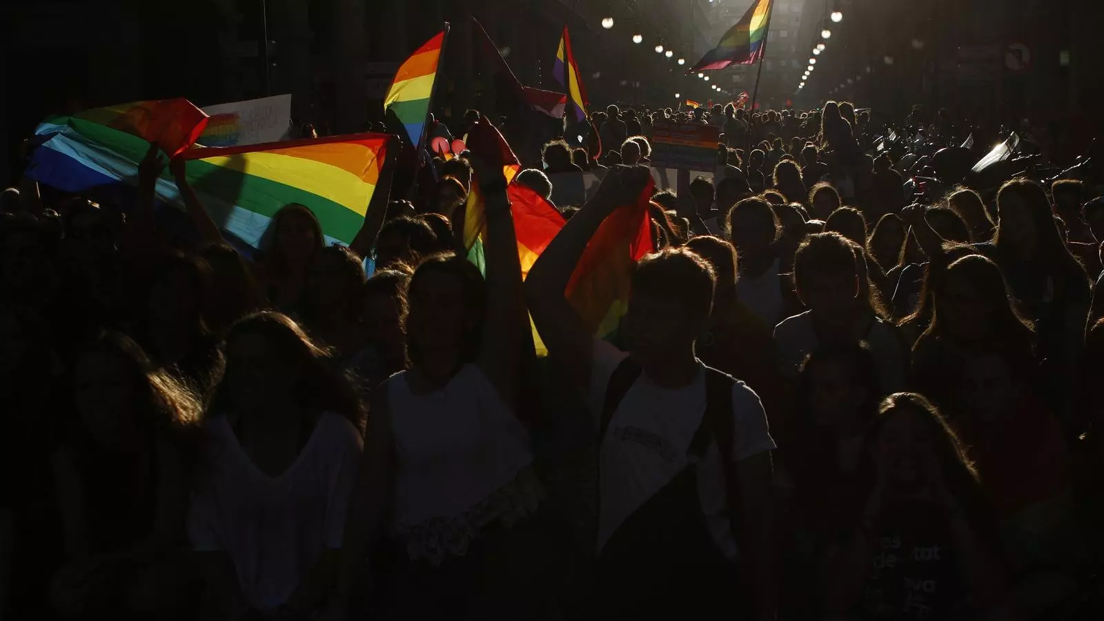 Manifestació el dia de l'Orgull, a Palma.