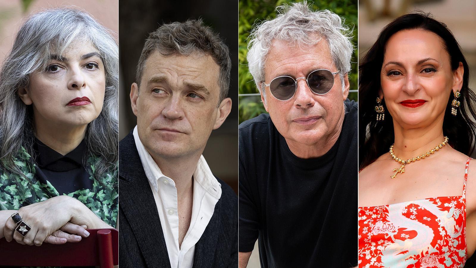 Mariana Enriquez, Patrick Radden Keefe, Alessandro Baricco and Angélica Liddell.