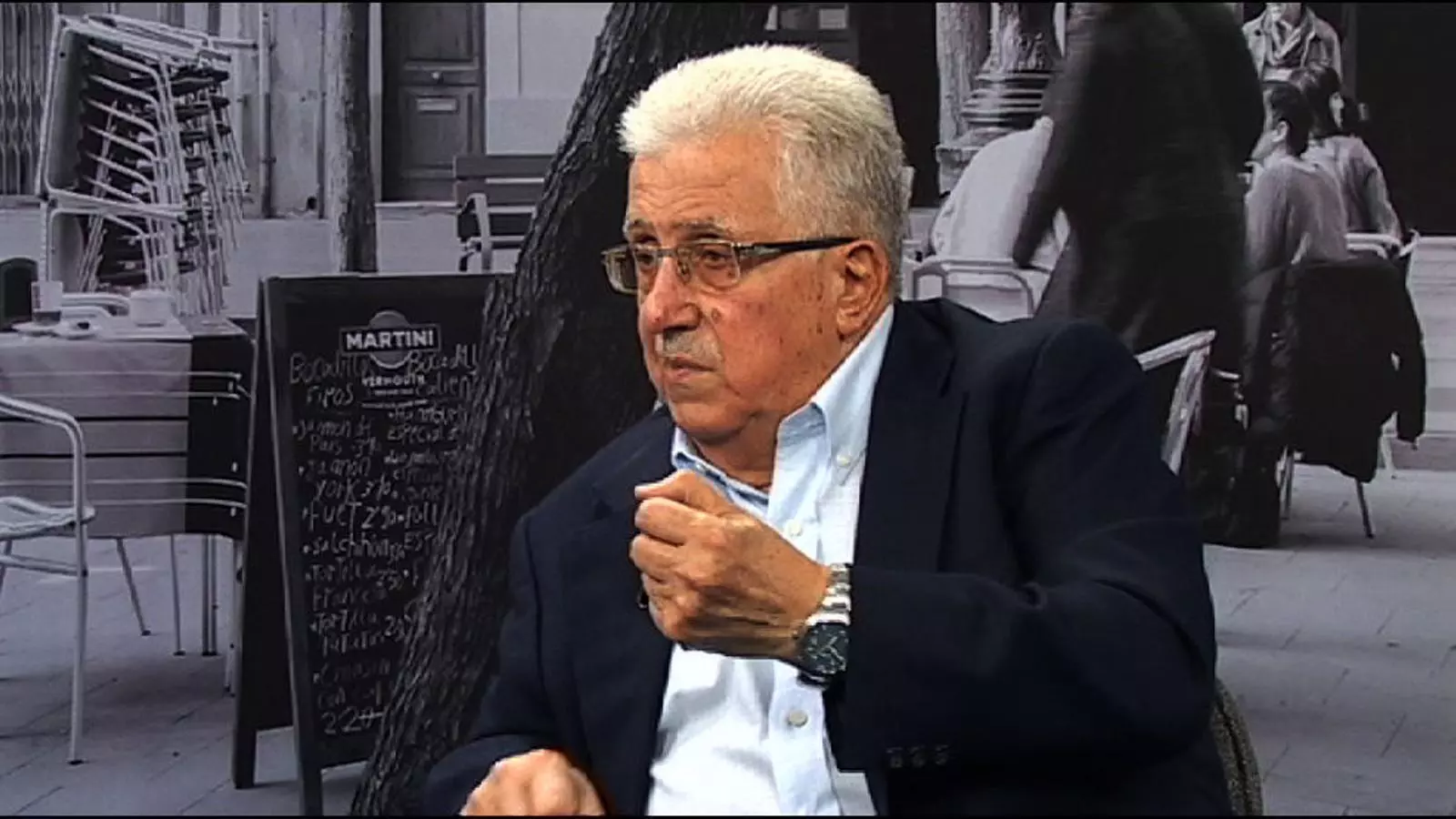 Josep Fontana, a la redacció de l'ARA