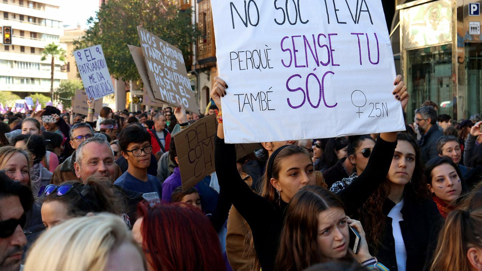 El “no és no” continua
Sense arribar al Codi Penal