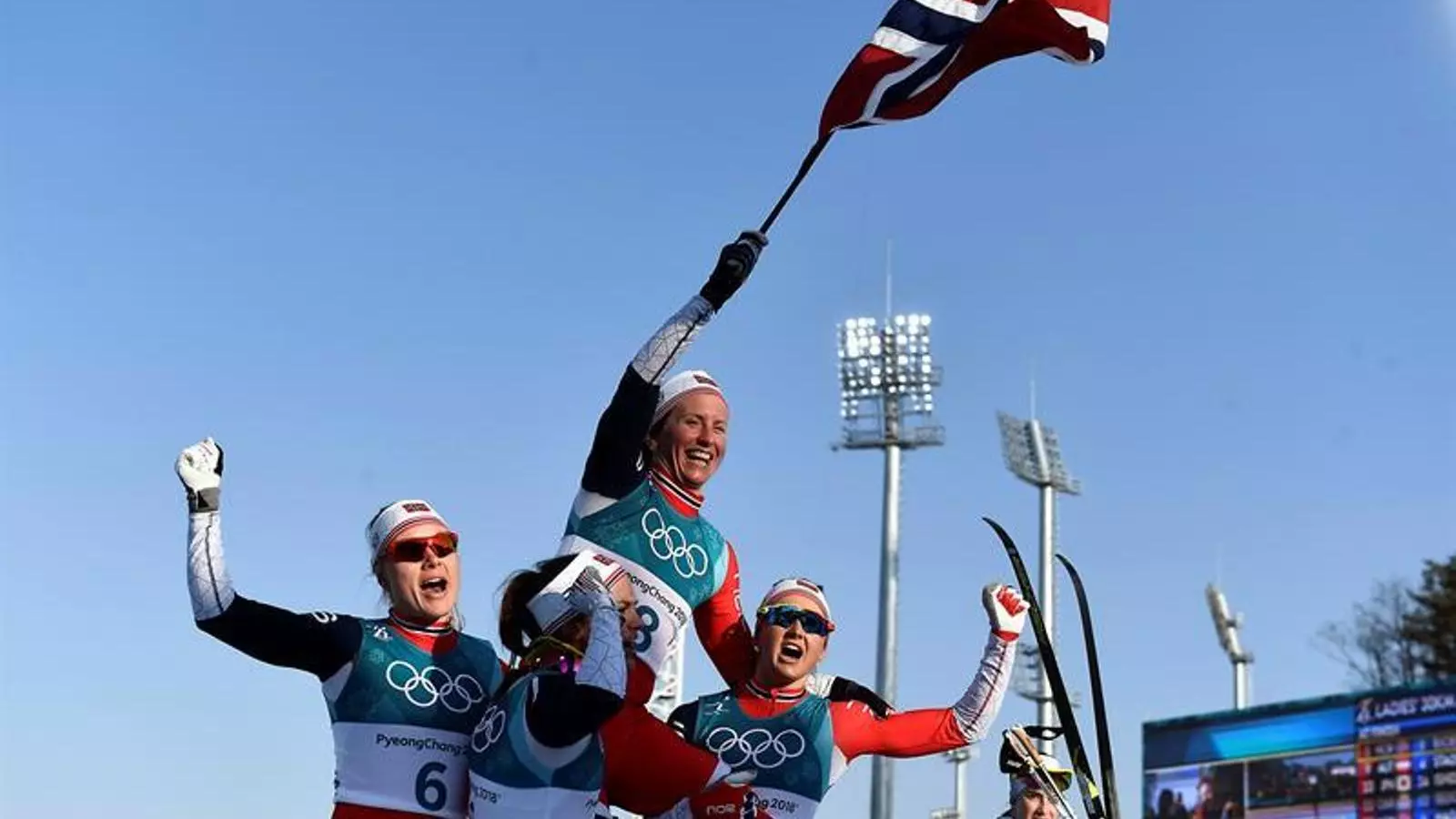 Marit Björgen i Noruega, grans triomfadors del Jocs de PyeongChang