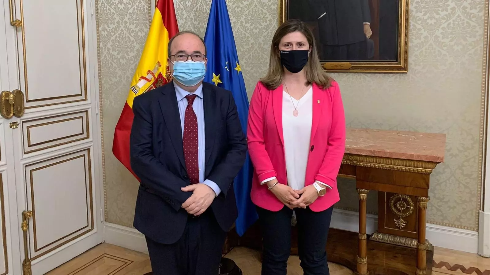 Iceta i Vergés, en el marc de la reunió a Madrid