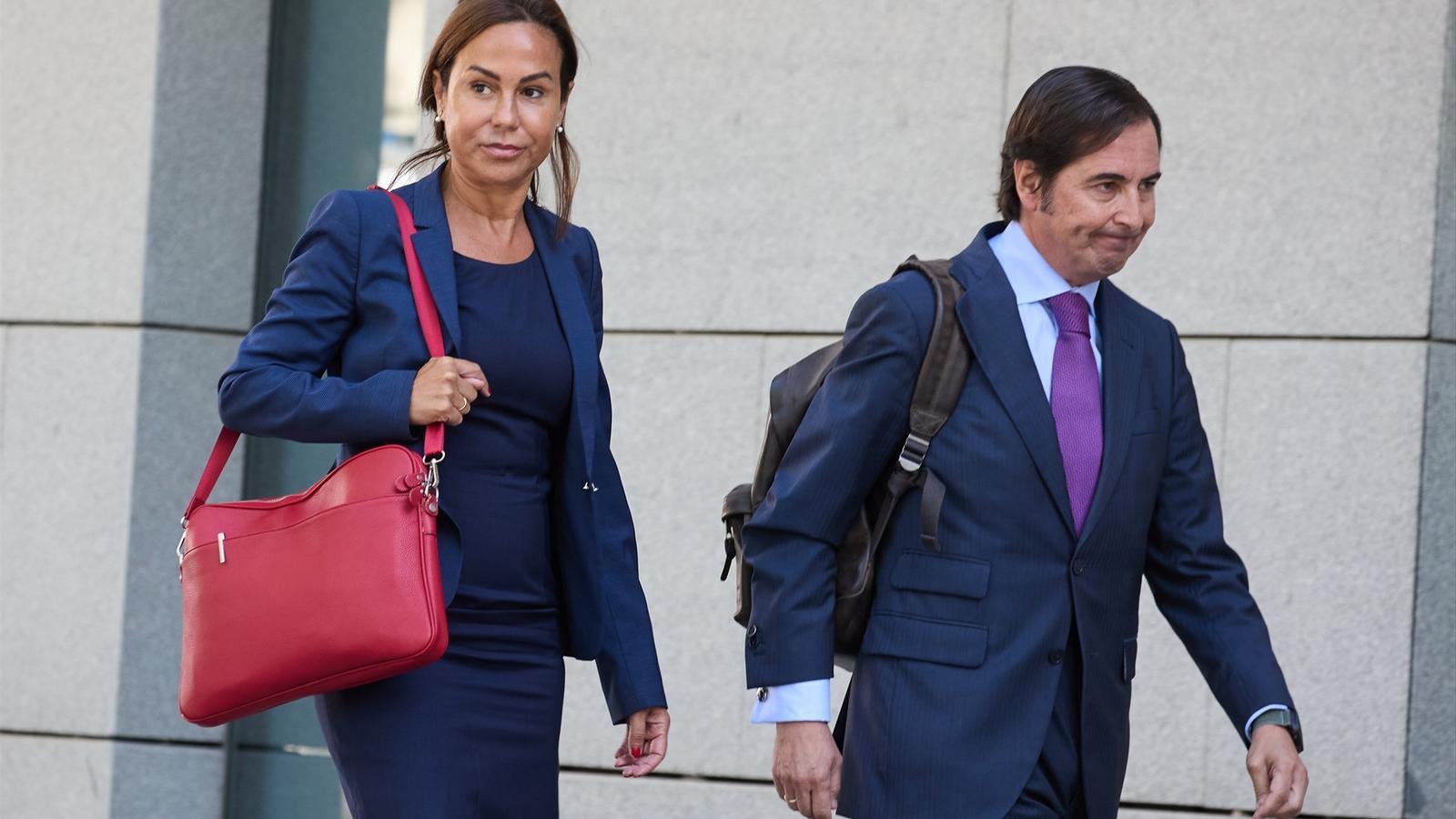Isabel Pardo de Vera llegando a la Audiencia Nacional a declarar como investigada el pasado 21 de julio