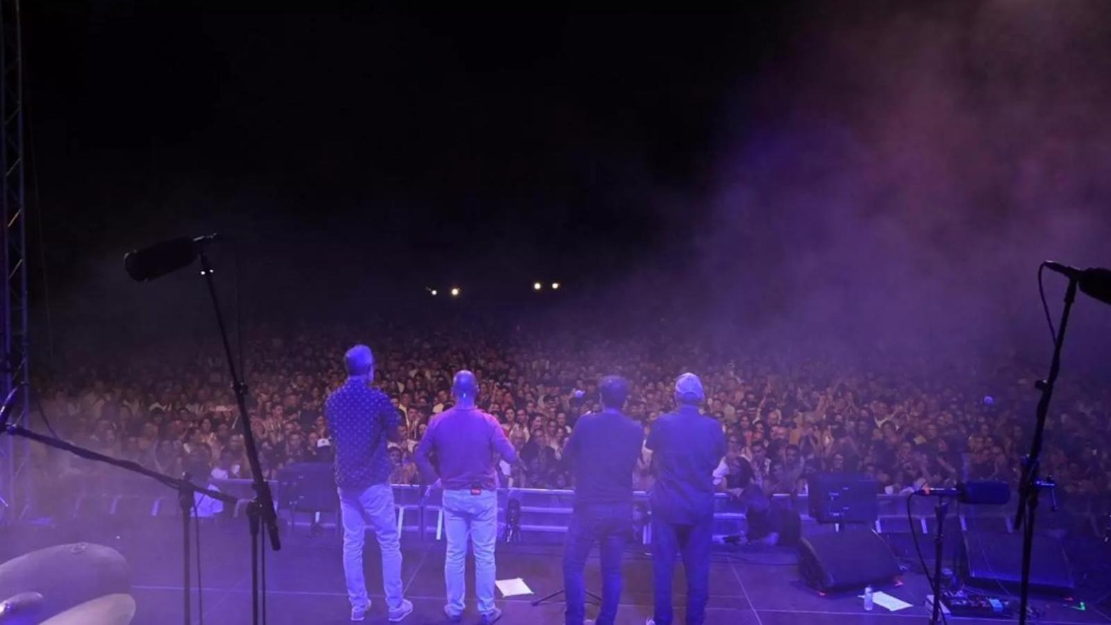 Antònia Font, during the tribute concert to Joan Roca at Mobofest
