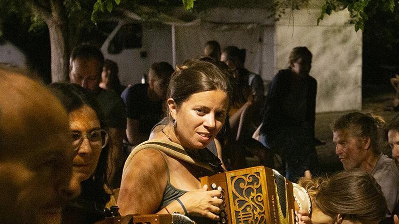 Meeting of accordionists from the Pyrenees in Arsèguel.