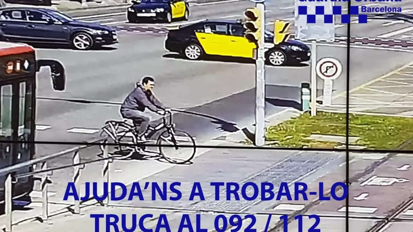 Difonen una altra fotografia del ciclista que va atropellar un nen i un adult a la Diagonal