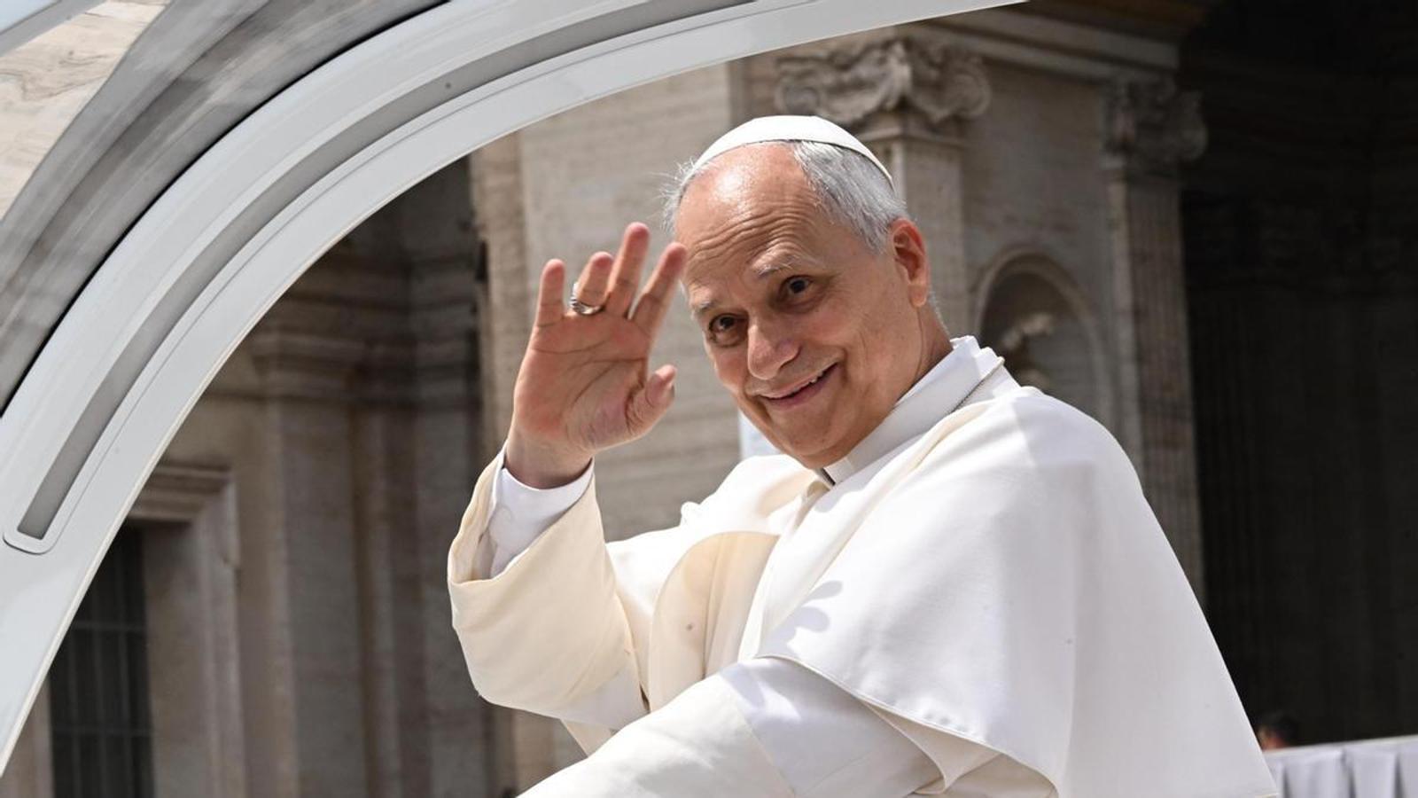 El papa León XIV el 3 de junio en el Vaticano.