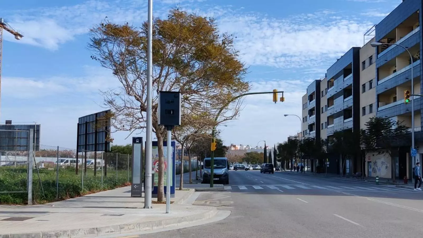 El radar del carrer Pompeu Fabra de Palma