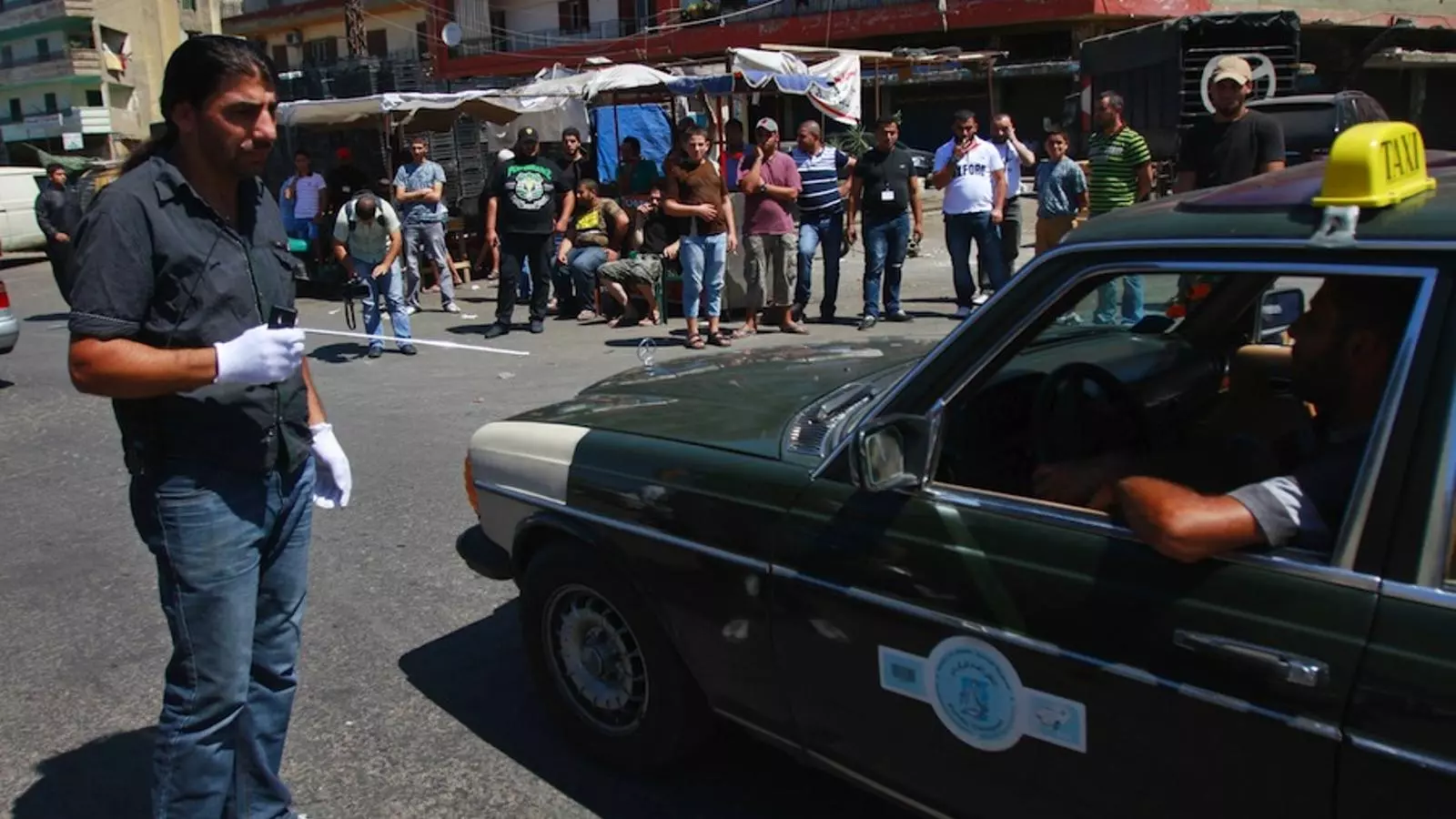 Un check point d'islamistes a Trípoli, la segona ciutat més gran del Líban. REUTERS