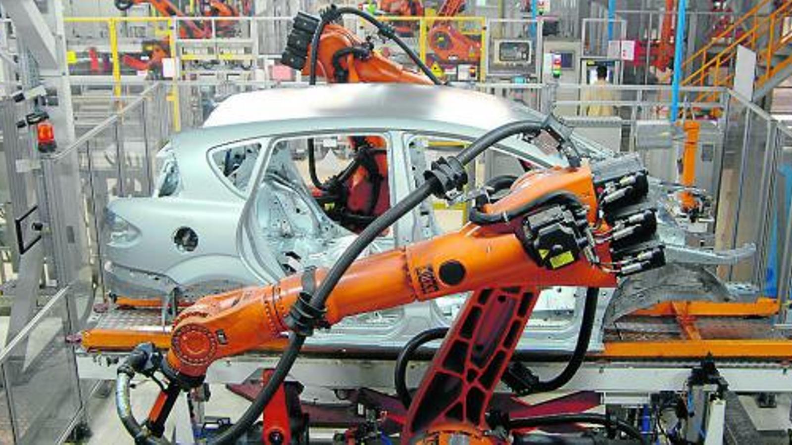 The Seat factory in Martorell optimizes its manufacturing processes.