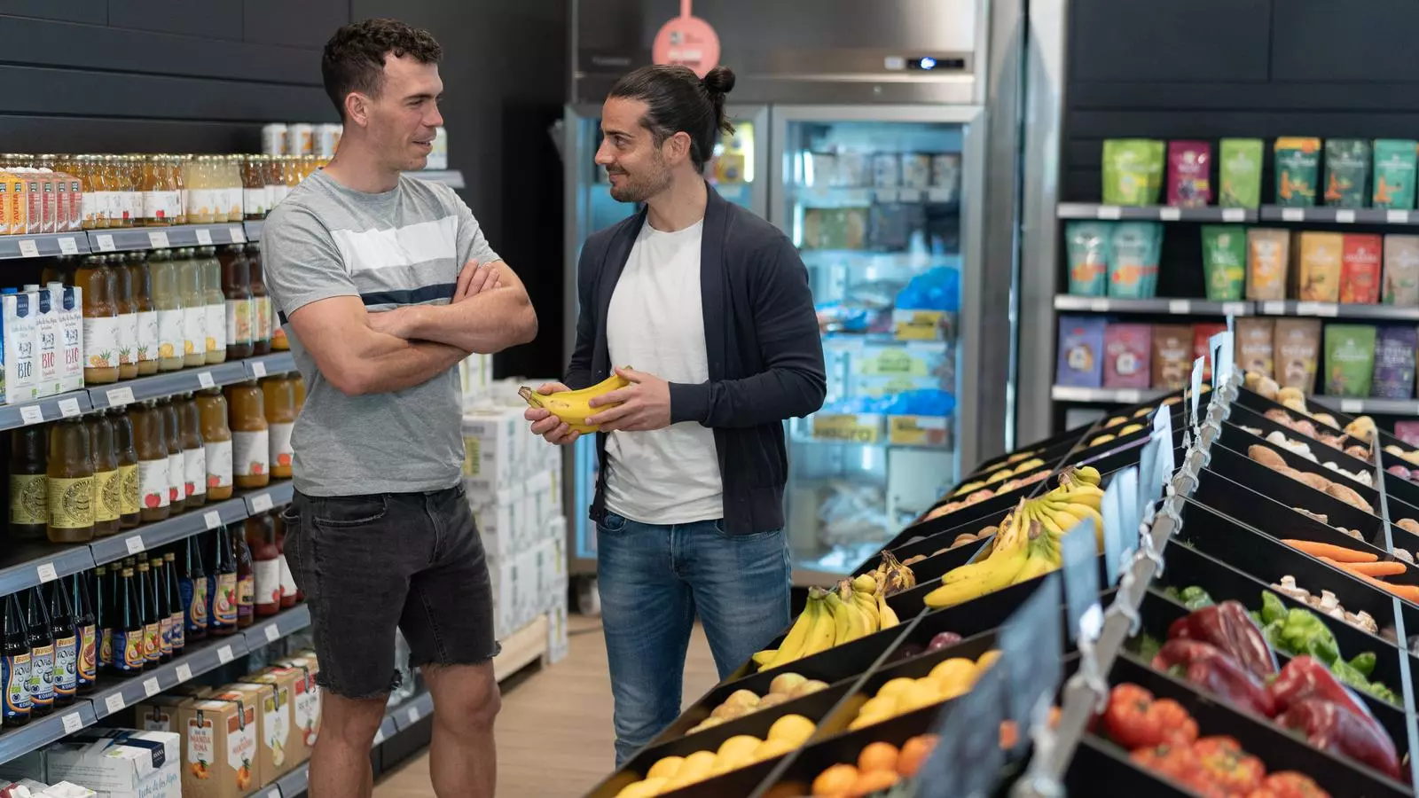 Albert Canal i en Sergi Mateo, les cares visibles de Samba People, un programa que barreja l'esport i la nutrició