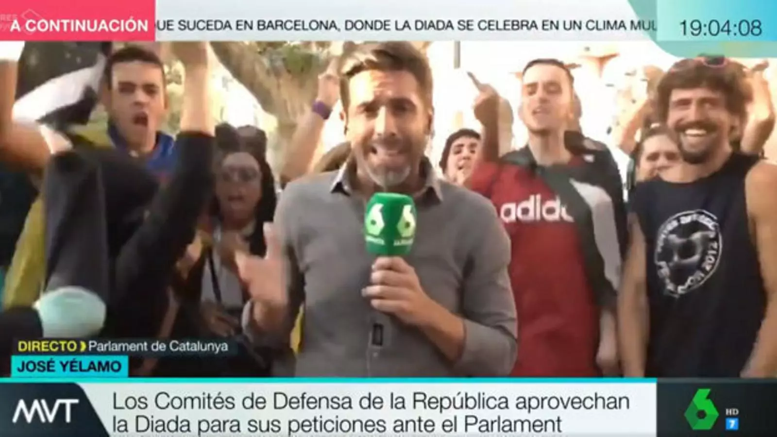 El minut abans de cridar “Premsa espanyola, manipuladora”