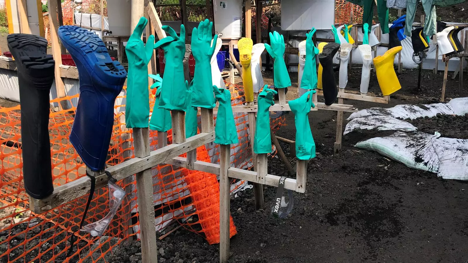 Imatge del Centre de Tractament d'Ebola de Goma, al nord-est de la República Democràtica del Congo.