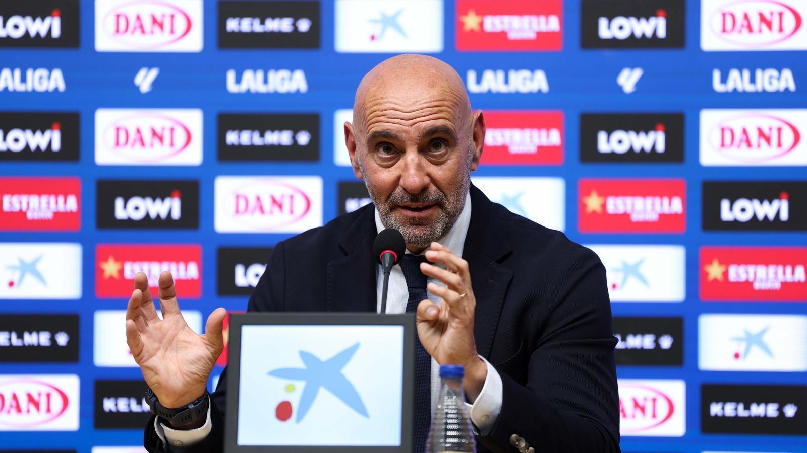 Monchi fue presentado como nuevo director general deportivo del Espanyol.