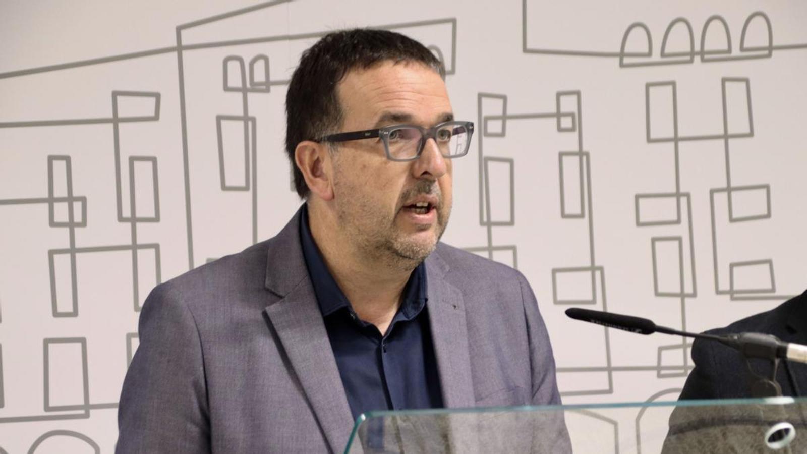 Albert Castells, alcalde de Vic.