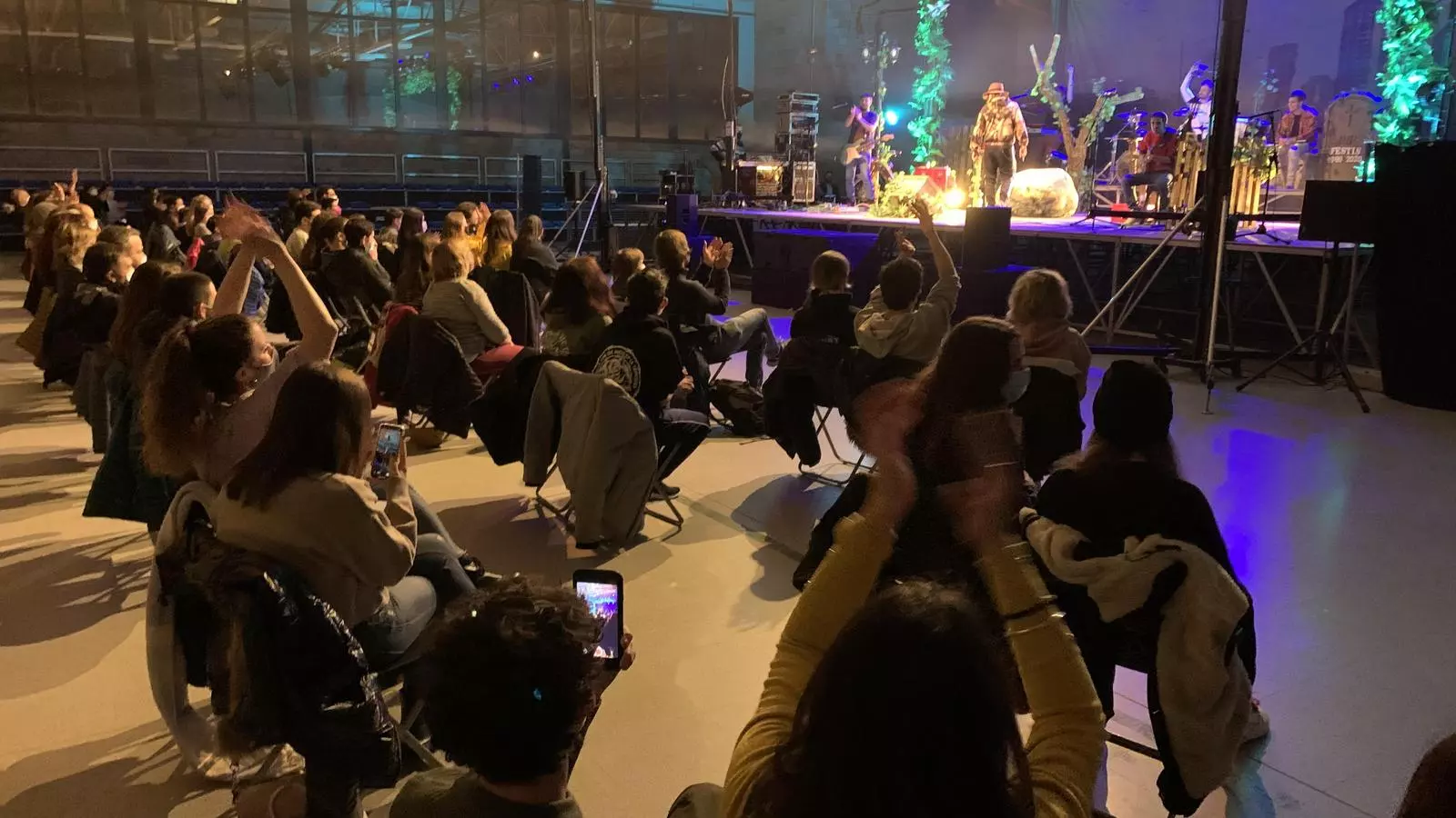 Un moment del concert de Buhos a la Seu d'Urgell. / G.L.T.
