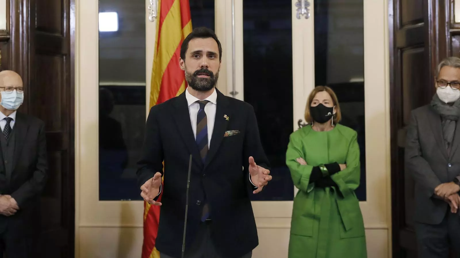 Rigol, Torrent, Forcadell i Benach aquest dimarts al Parlament.