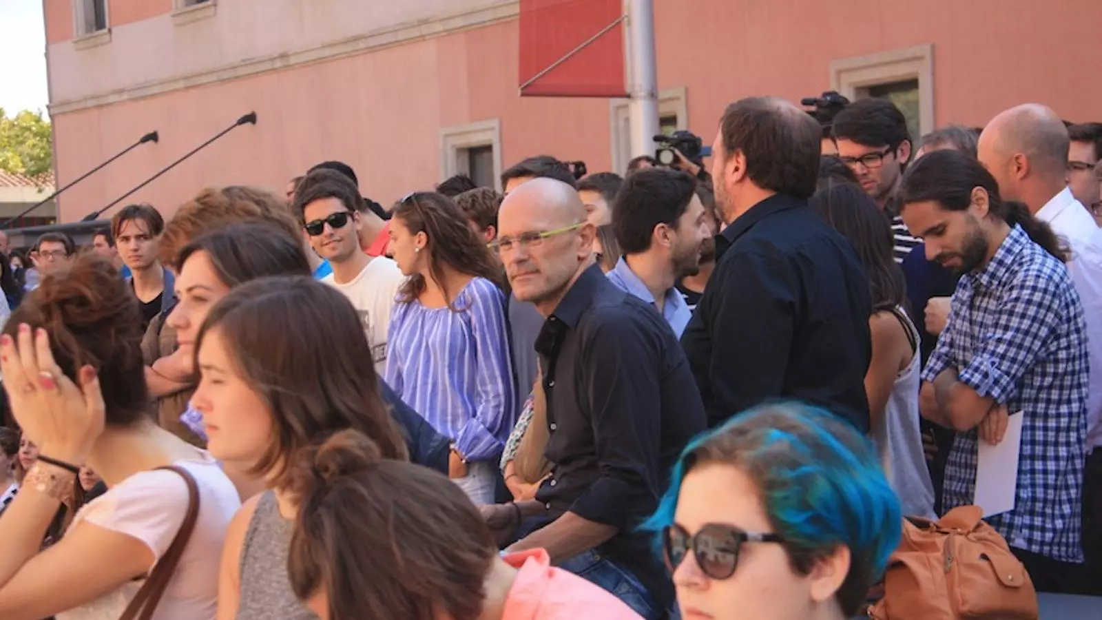 Raül Romeva ha fet un acte aquest dimarts a la Universitat Pompeu Fabra / ACN