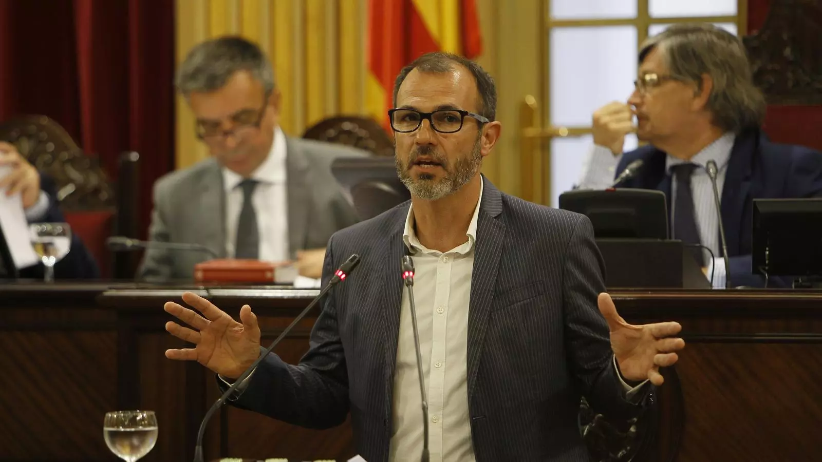 El vicepresident, Biel Barceló, dimarts passat, al Parlament.