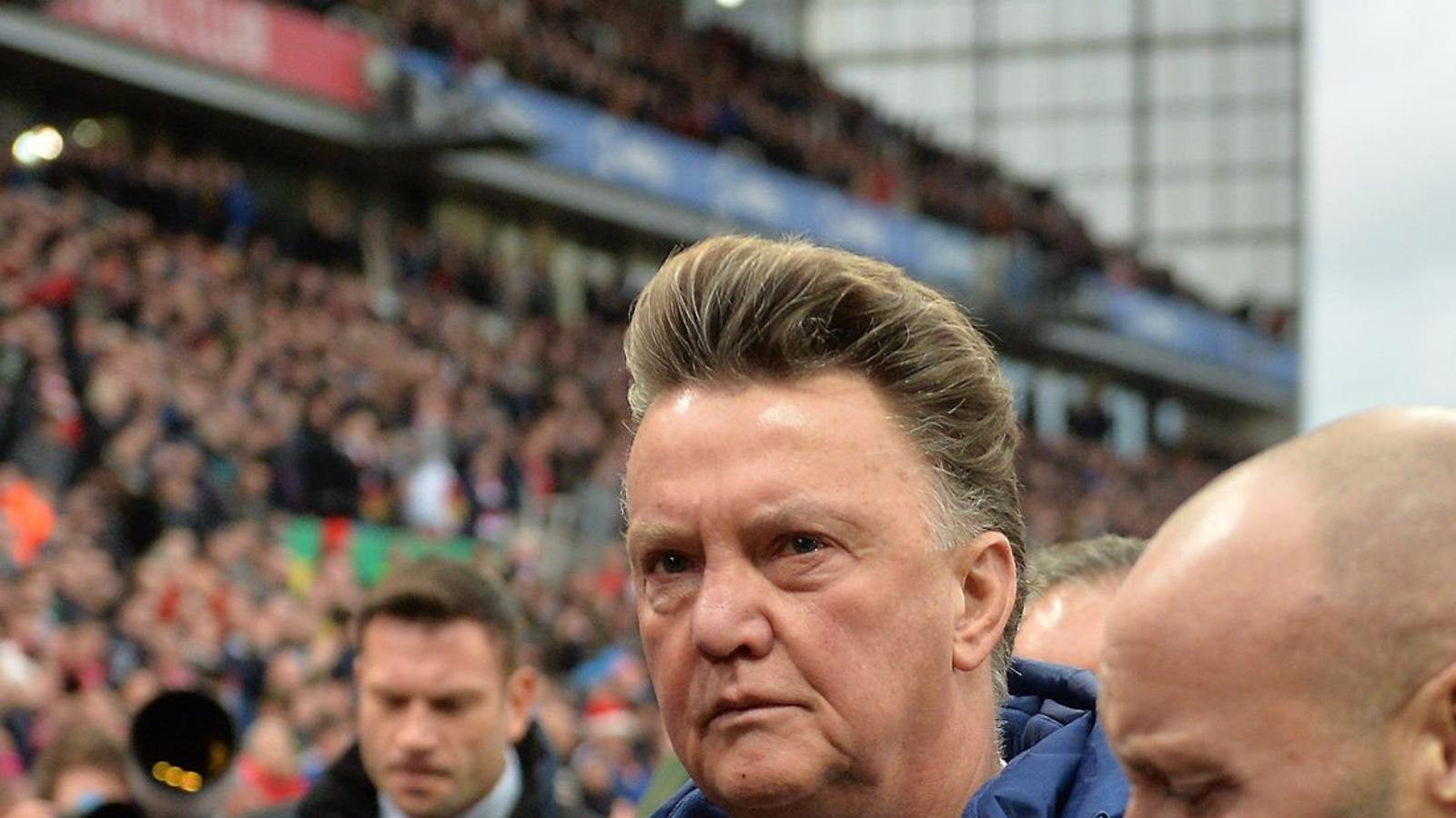 Van Gaal instants després del partit del Manchester United.