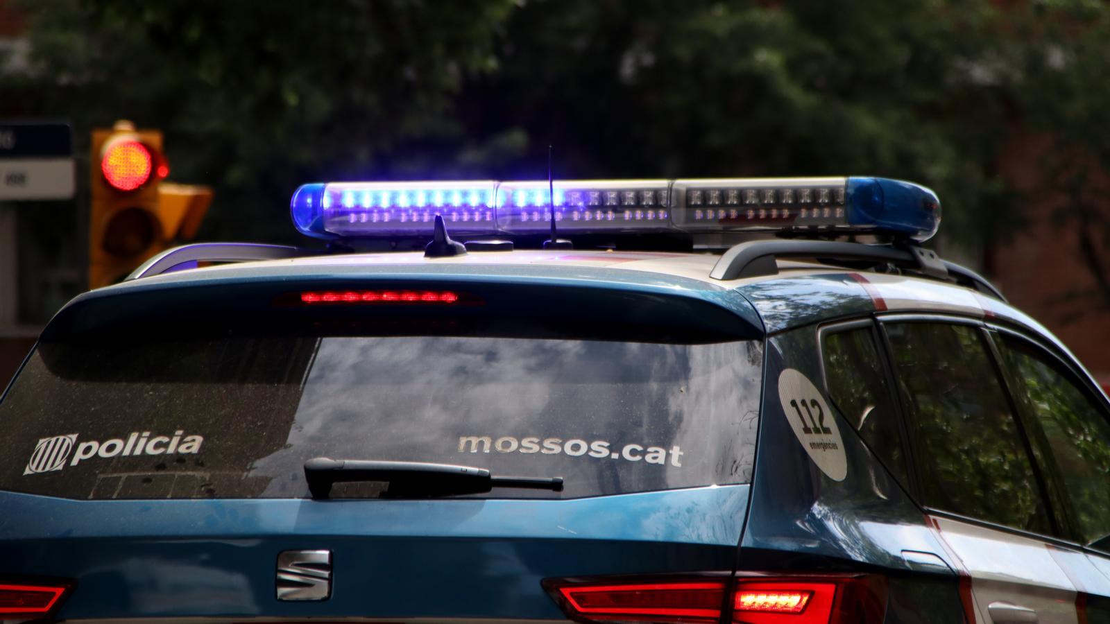 A Mossos patrol car in an archive image.