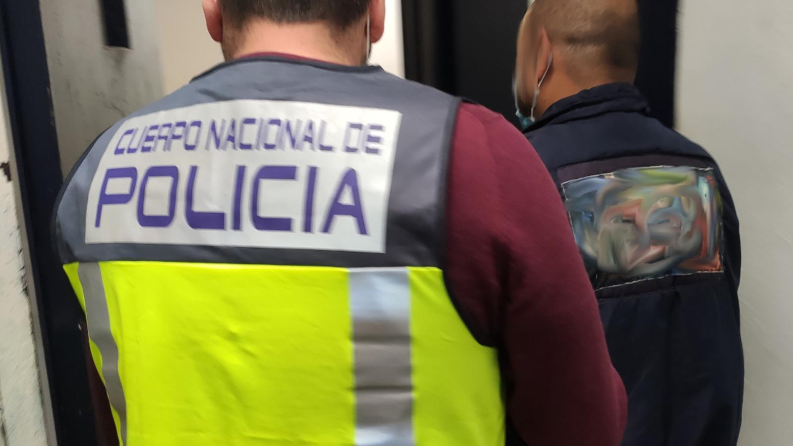 L'acusat en el moment de la detenció.