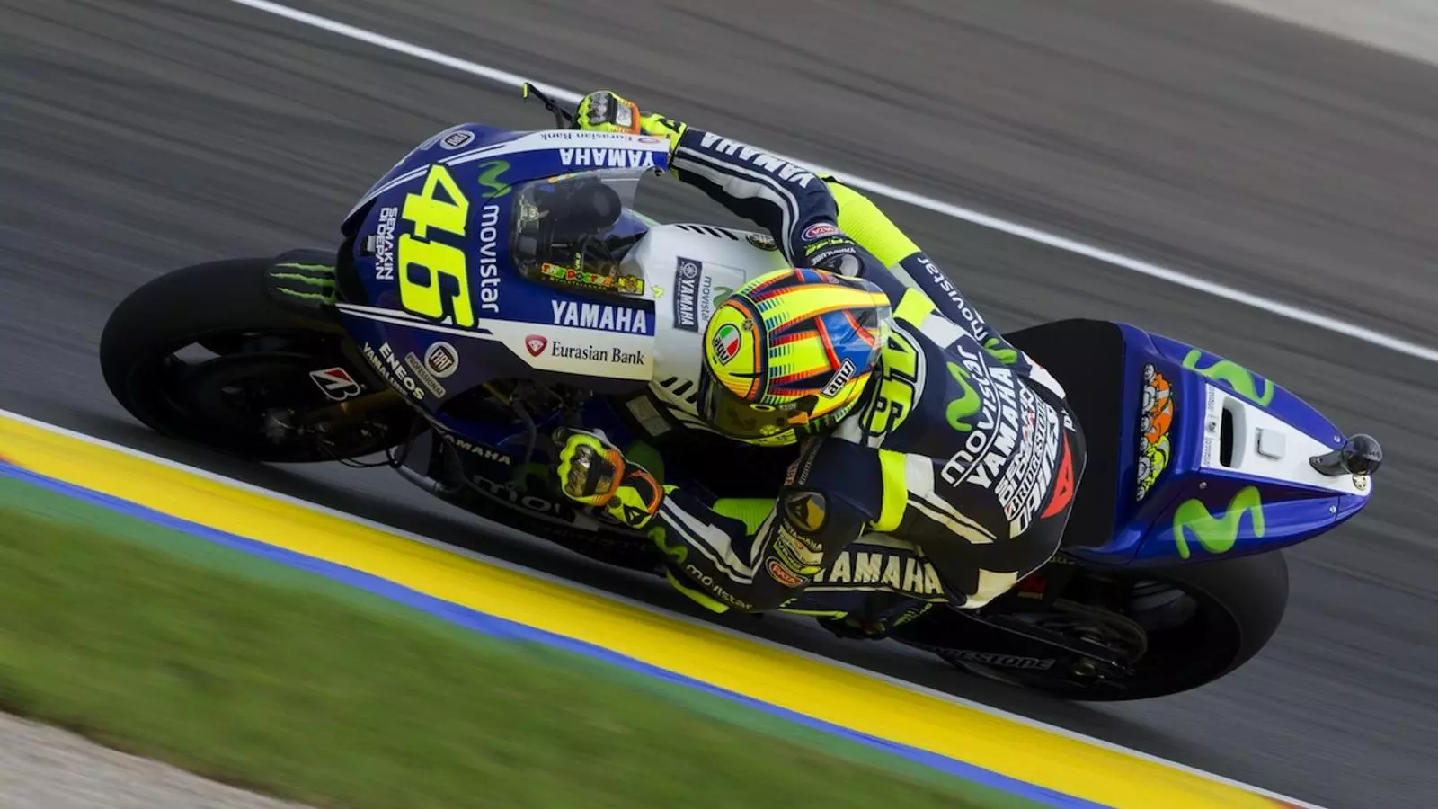 Valentino Rossi, durant el GP de la Comunitat Valenciana de MotoGP / JAIME REINA / AFP PHOTO