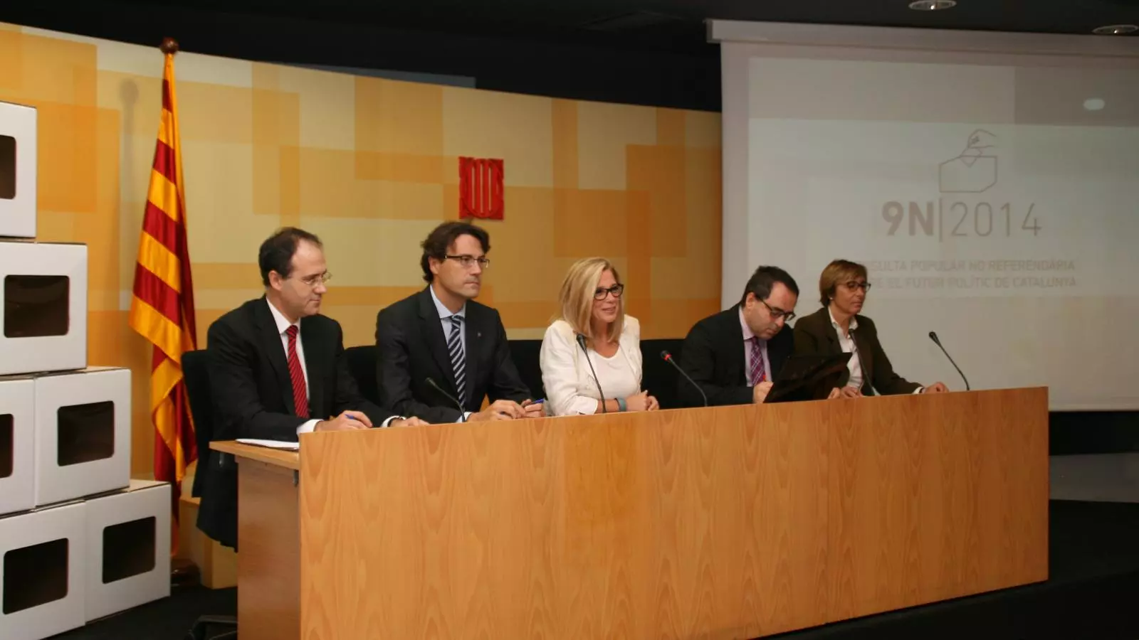 La vicepresidenta del Govern, Joana Ortega, s'encarrega de la logística del 9-N
