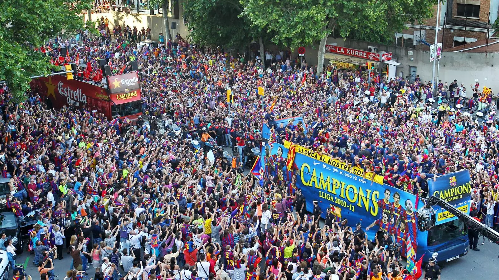 Els carrers de Barcelona podrien tornar a viure una festa barcelonista.