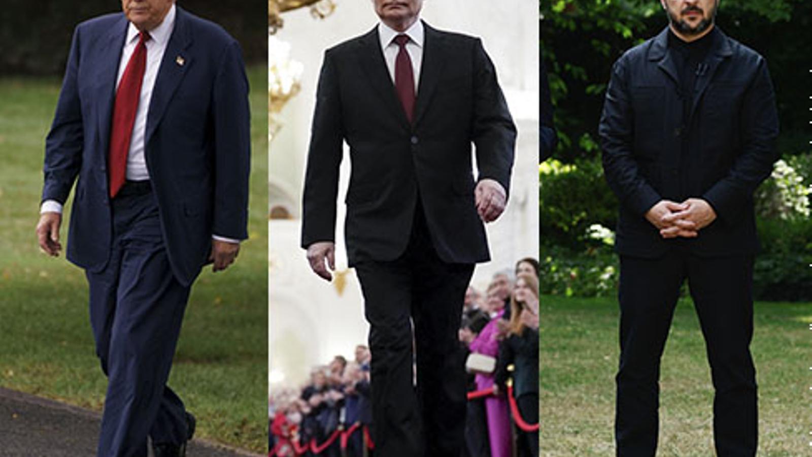 Trump, Putin and Zelensky