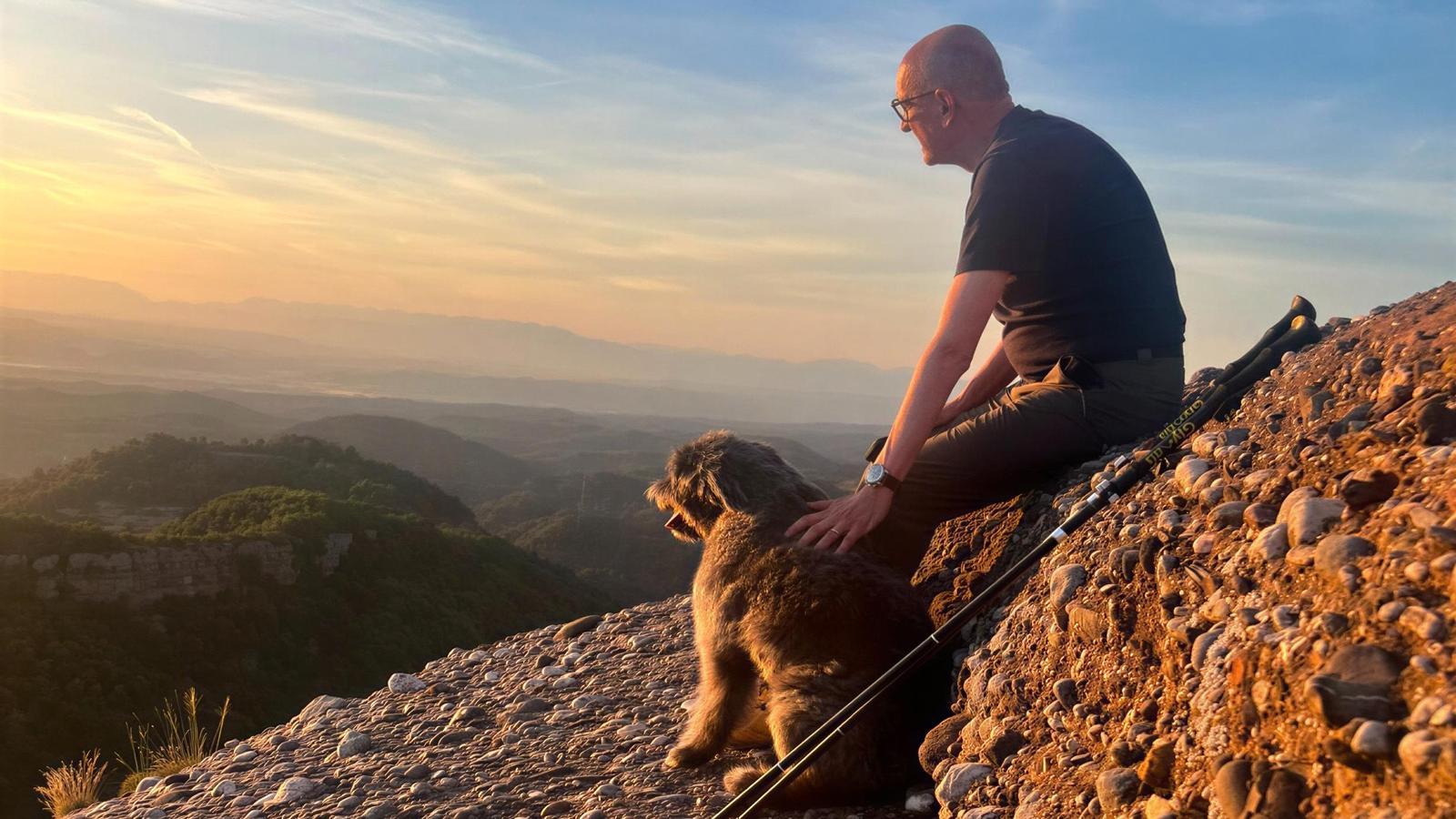 En Xavier Marcet y la Cala en Sant Llorenç del Munt