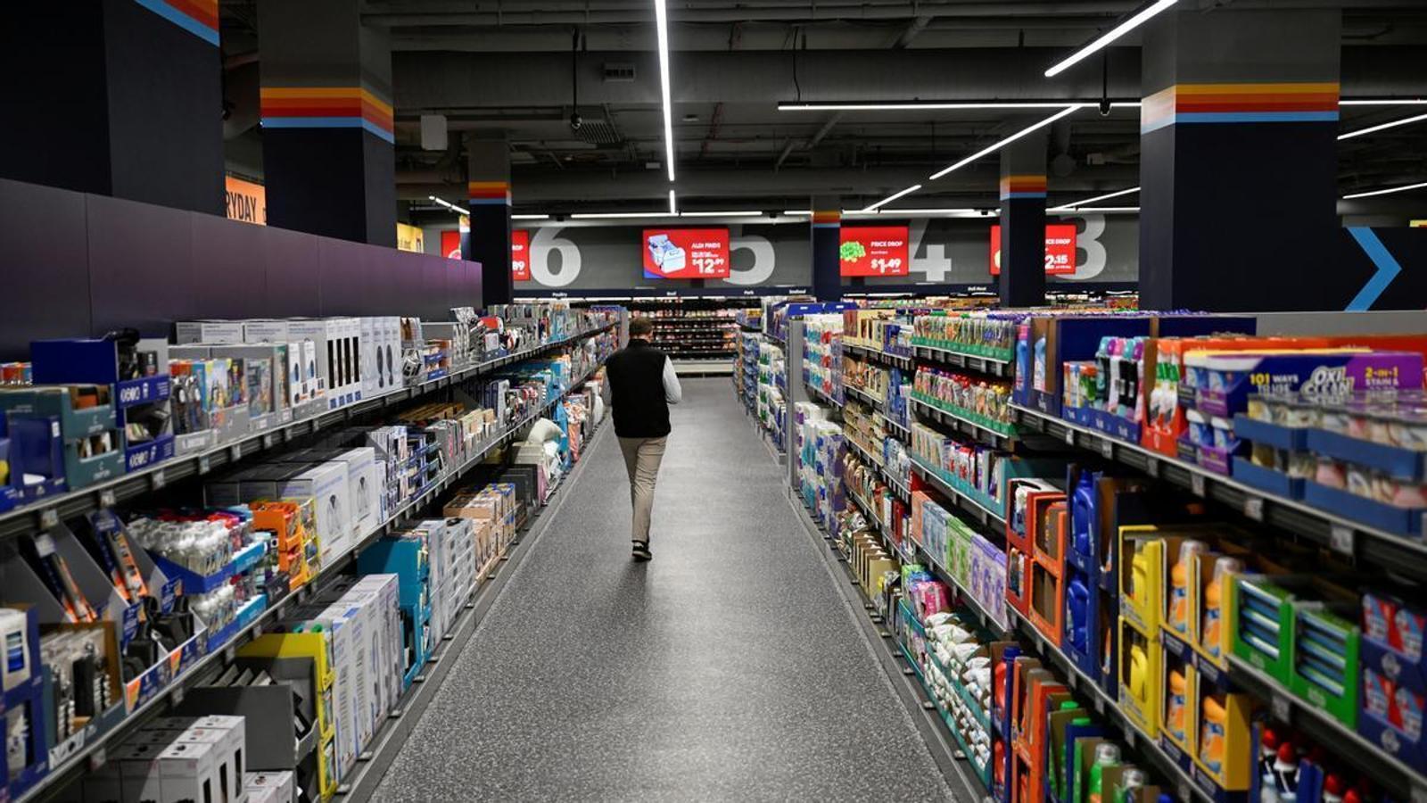 An ALDI supermarket in New York, the United States