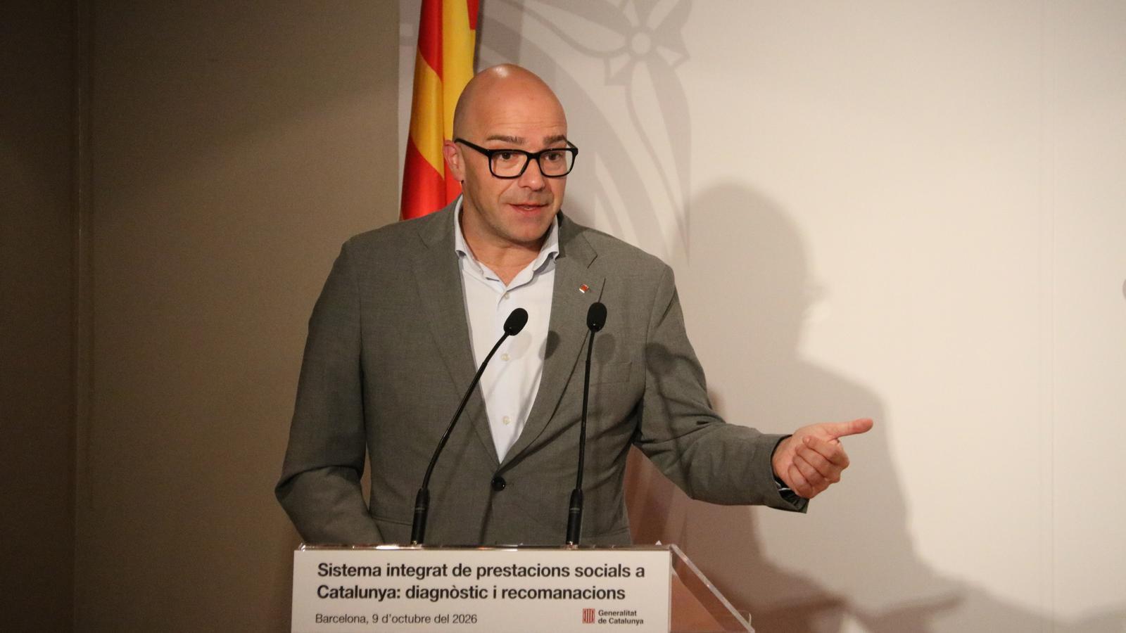 The Minister of Social Rights and Inclusion, Raúl Moreno.