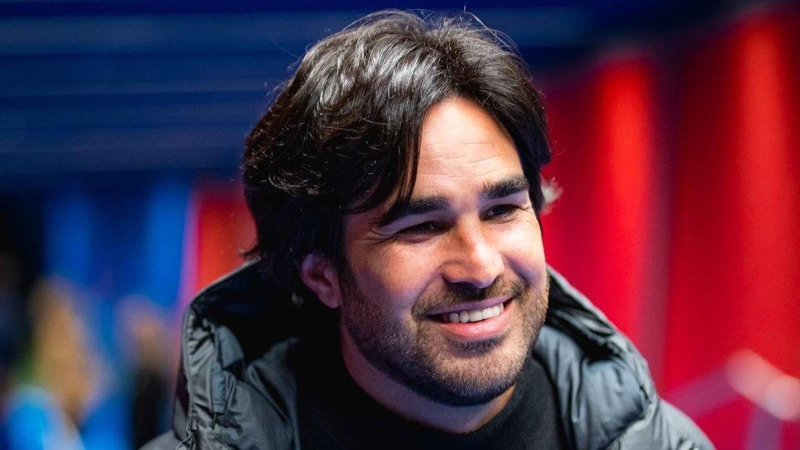 Pere Romeu después de ganar en el Camp Nou contra el Real Madrid