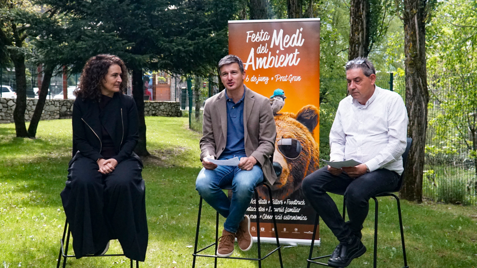 Un moment de la presentació de la Festa del Medi Ambient.