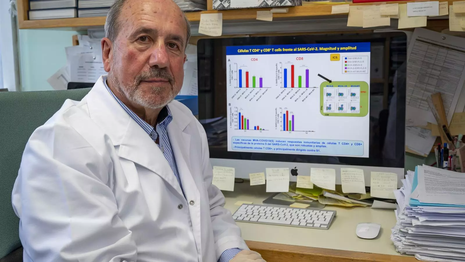 El investigador Mariano Esteban del Centro Nacional de Biotecnología