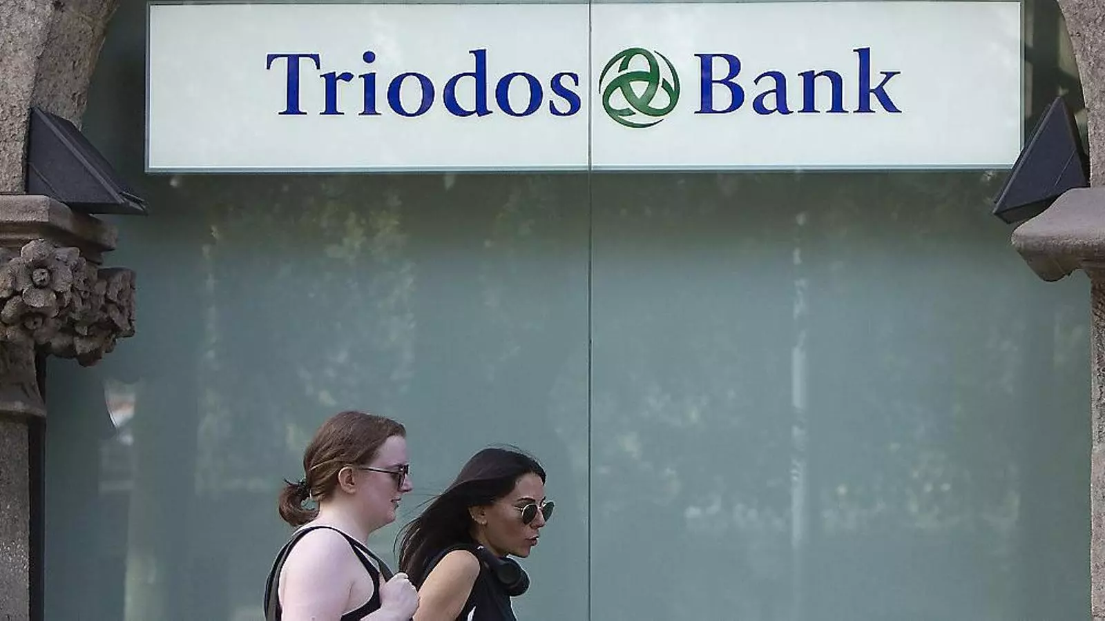 Oficina del banc ètic Triodos al centre de Barcelona.