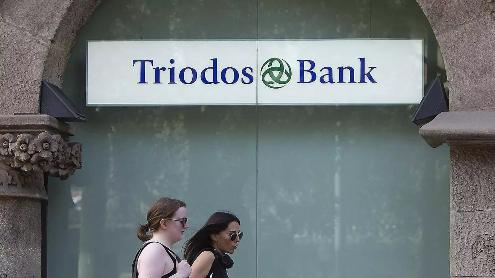 Oficina del banc ètic Triodos al centre de Barcelona.