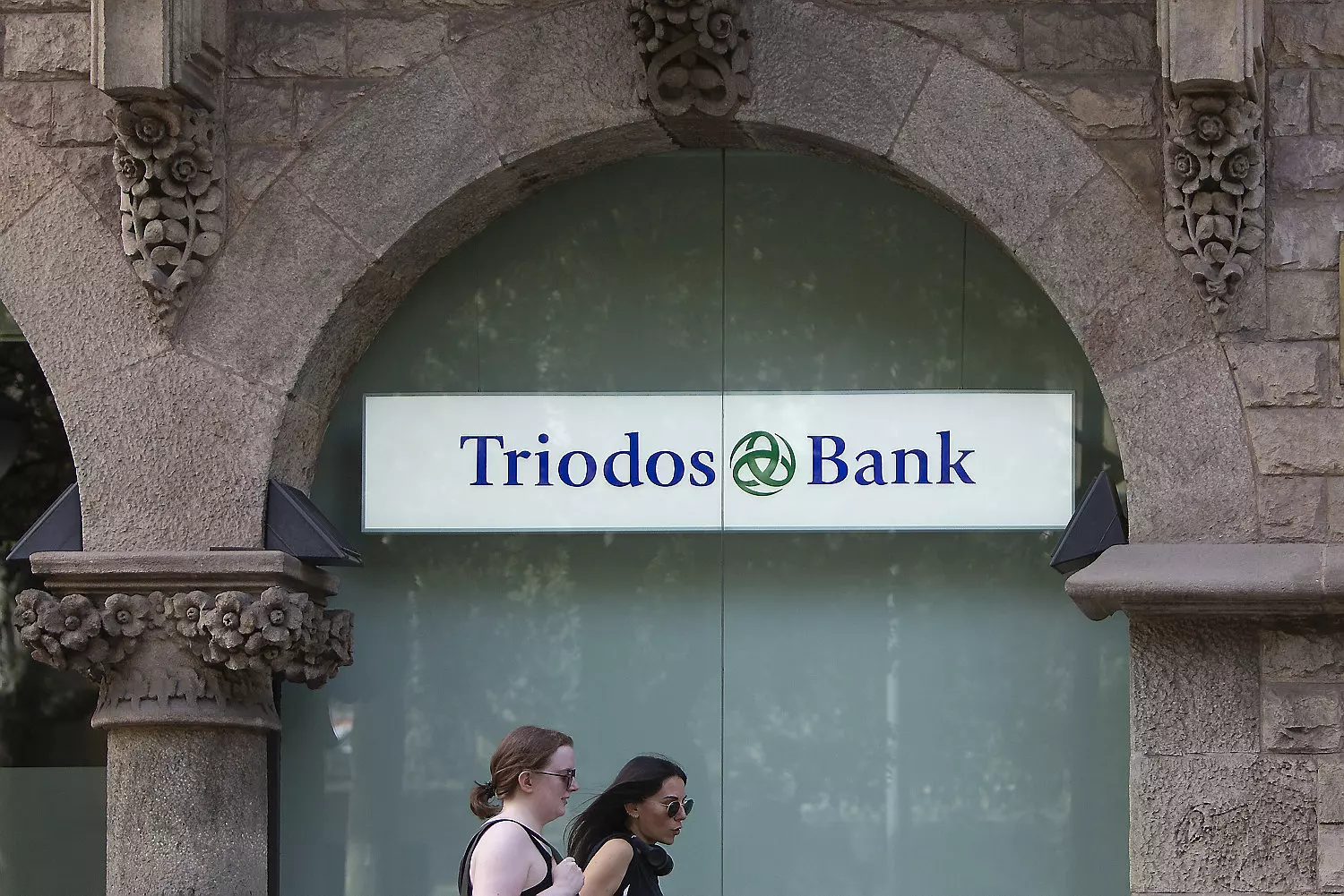 Oficina del banc ètic Triodos al centre de Barcelona.