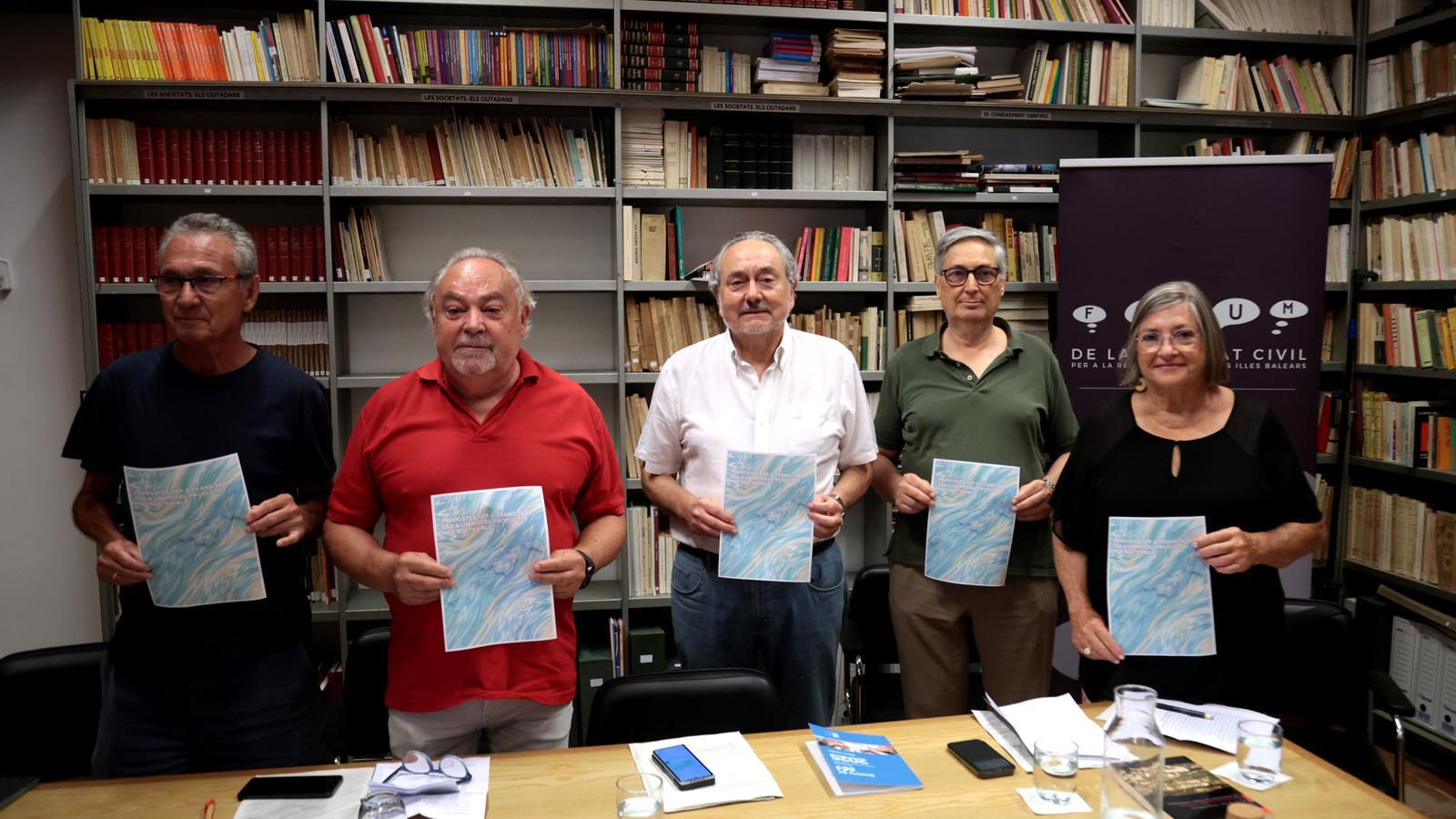 El Fòrum de la Societat Civil presenta les propostes per transitar cap a un model productiu més sostenible.
