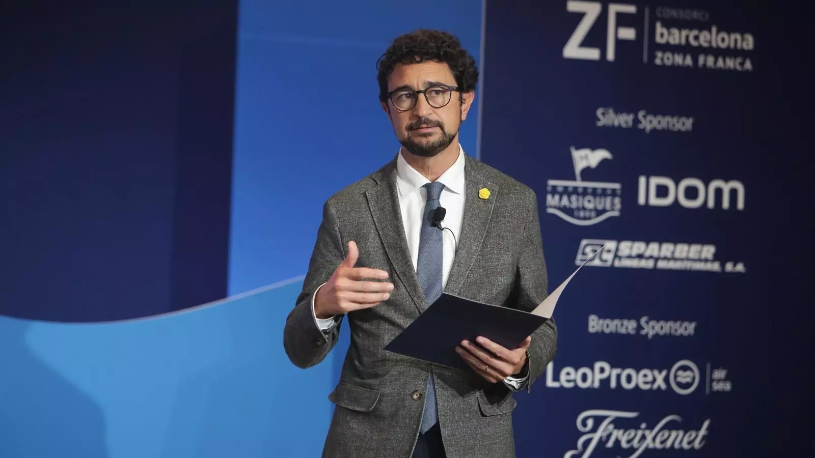 Damià Calvet, president del Port de Barcelona, en l’última edició del Port Summit