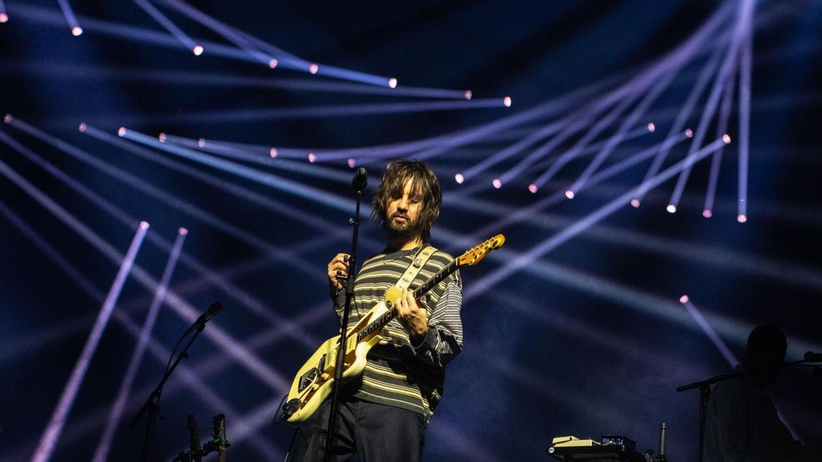 Kevin Parker during the Tame Impala concert at Palau Sant Jordi.