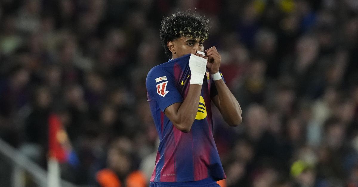 Only write the title, nothing else. Barcelona vs Getafe: LaLiga Clash as Barça Seek to Extend Lead Without Injured Lamine Yamal