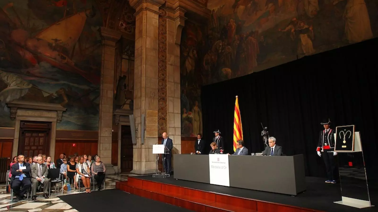L'acte de lliurament de la Medalla d'Or de la Generalitat a títol pòstum a Heribert Barrera / PERE VIRGILI