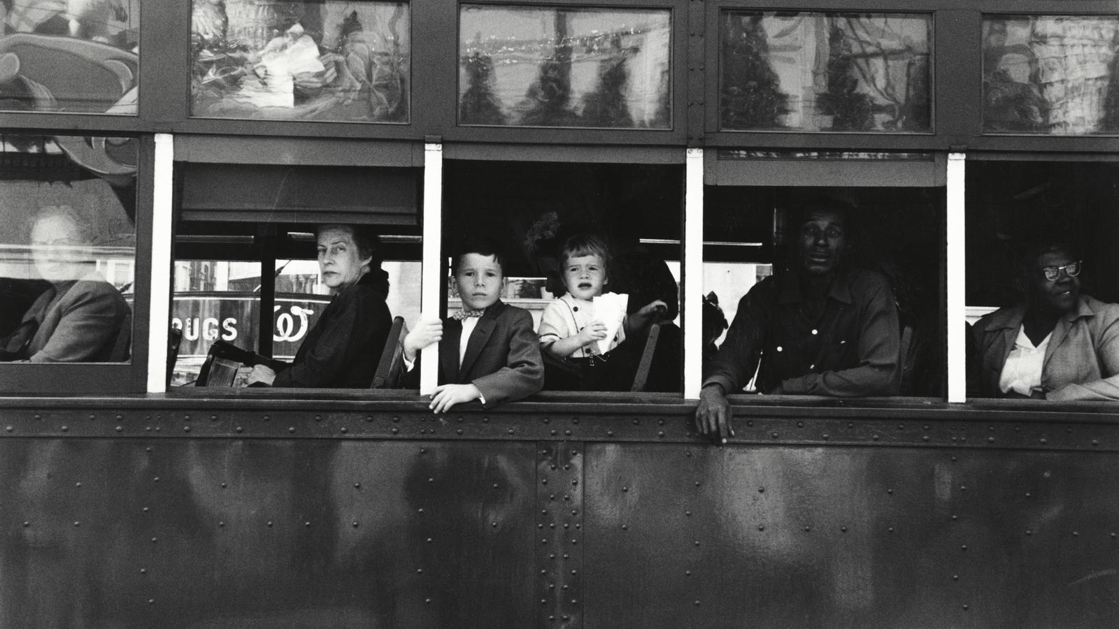 'Trolleybus – New Orleans' (1955), by Robert Frank