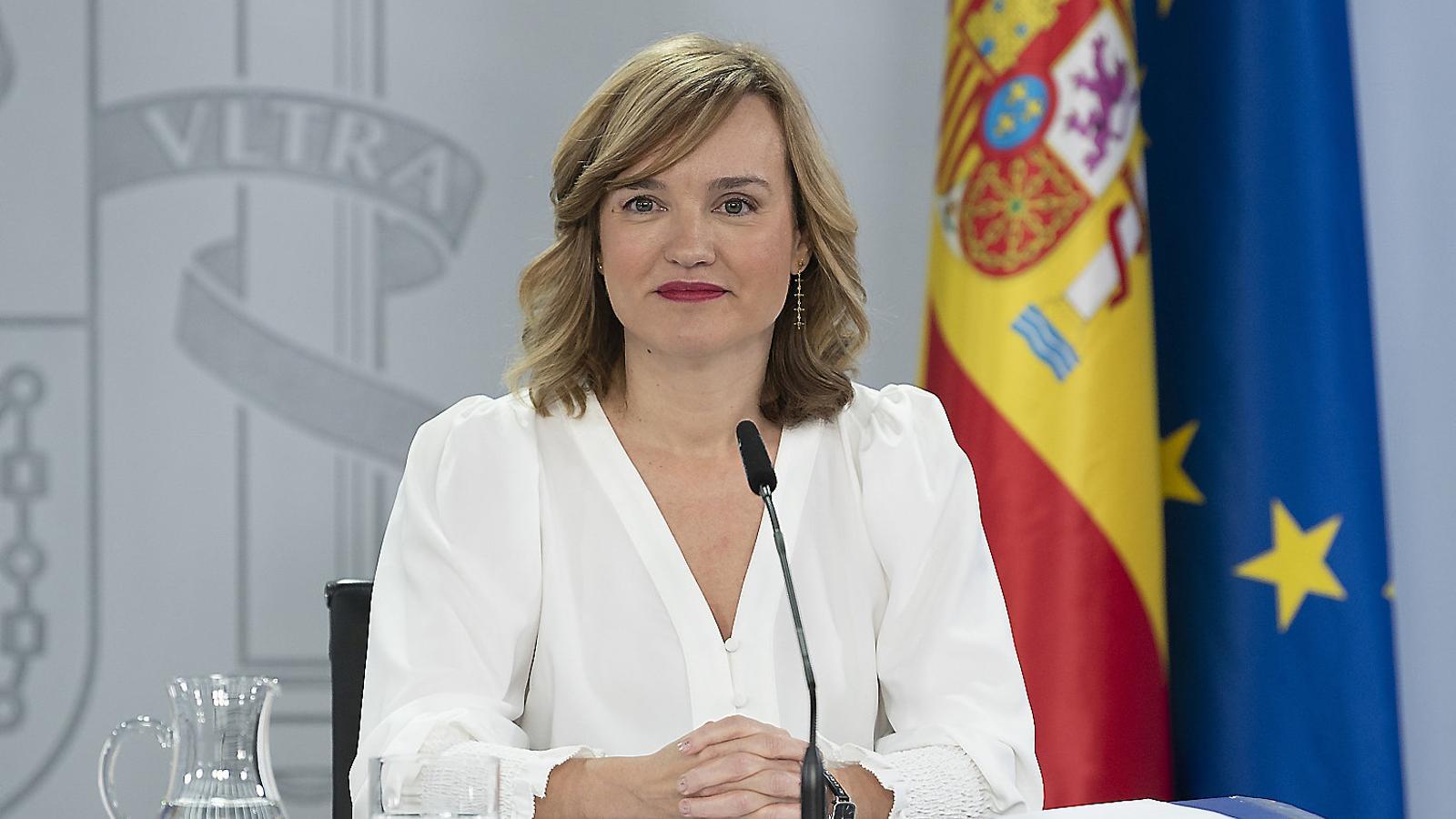 The Minister of Education, Pilar Alegria.