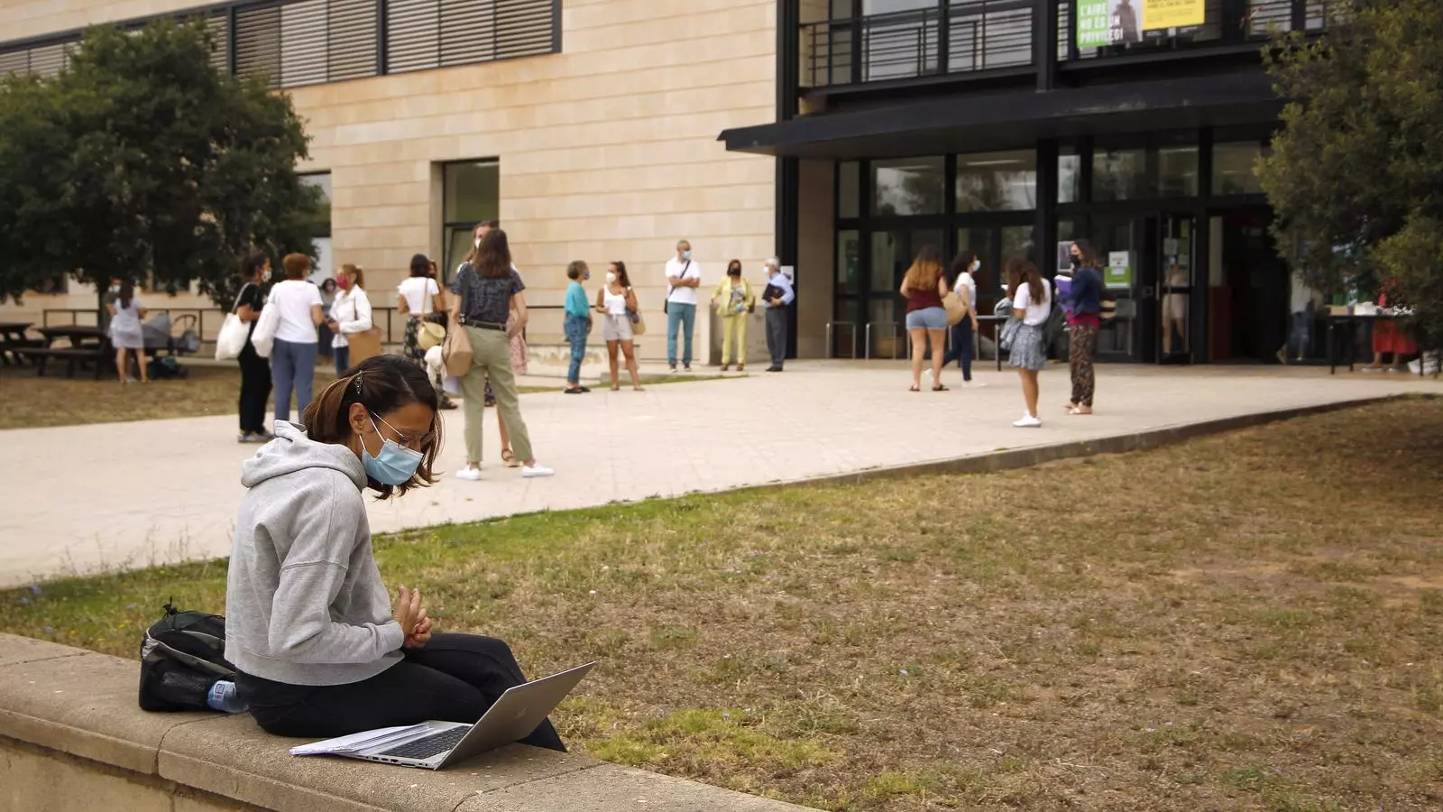 Estudiants a la Universitat de les Illes Balears.
